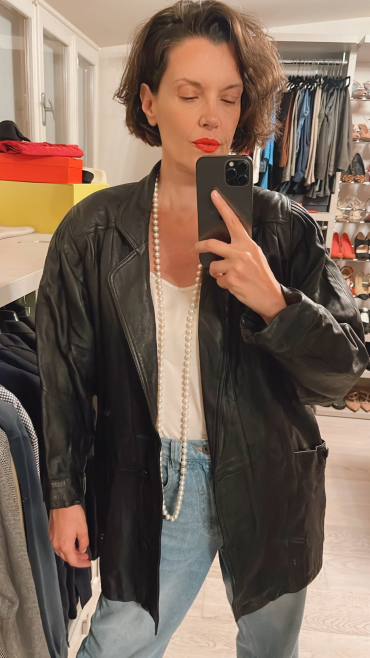 Giubbotto pelle VINTAGE