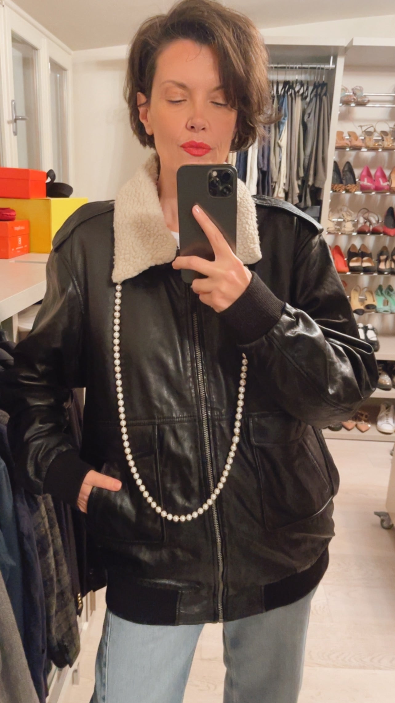 Bomber in pelle VINTAGE