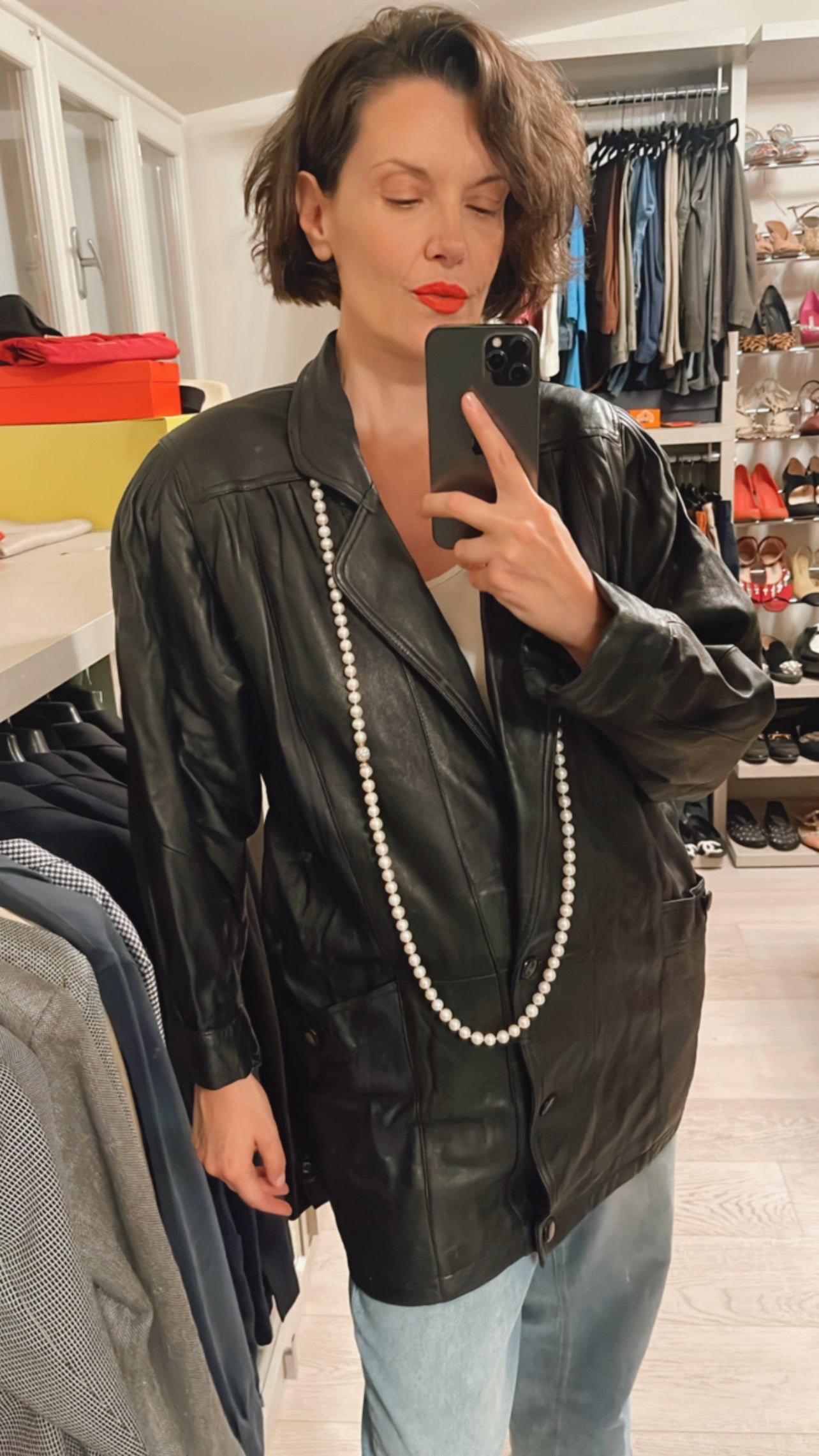 Giubbotto pelle VINTAGE