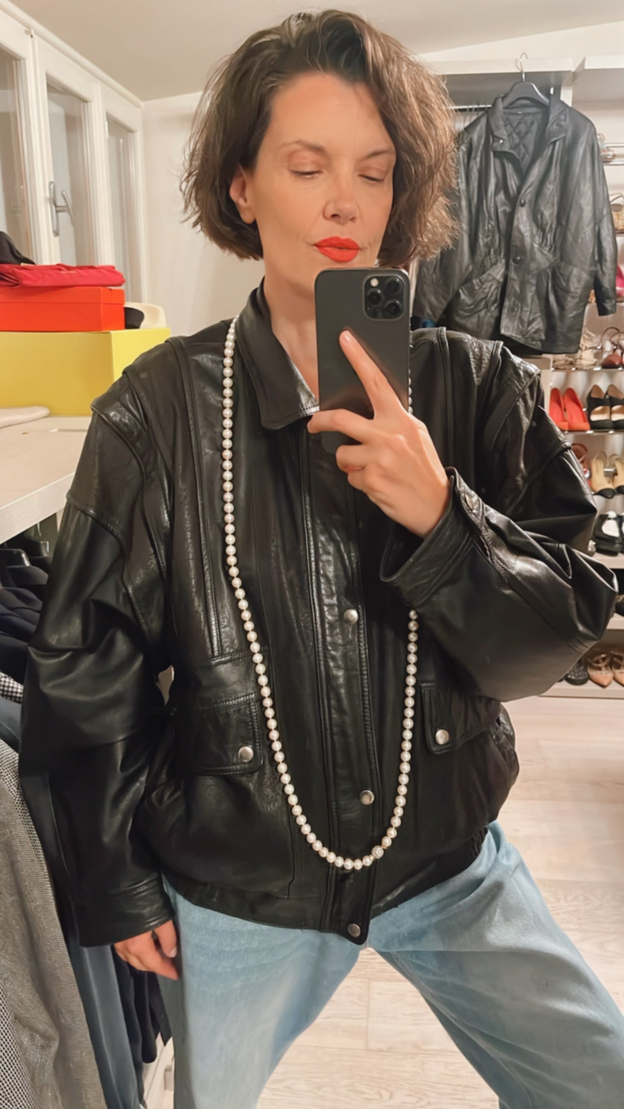 Giubbotto pelle VINTAGE