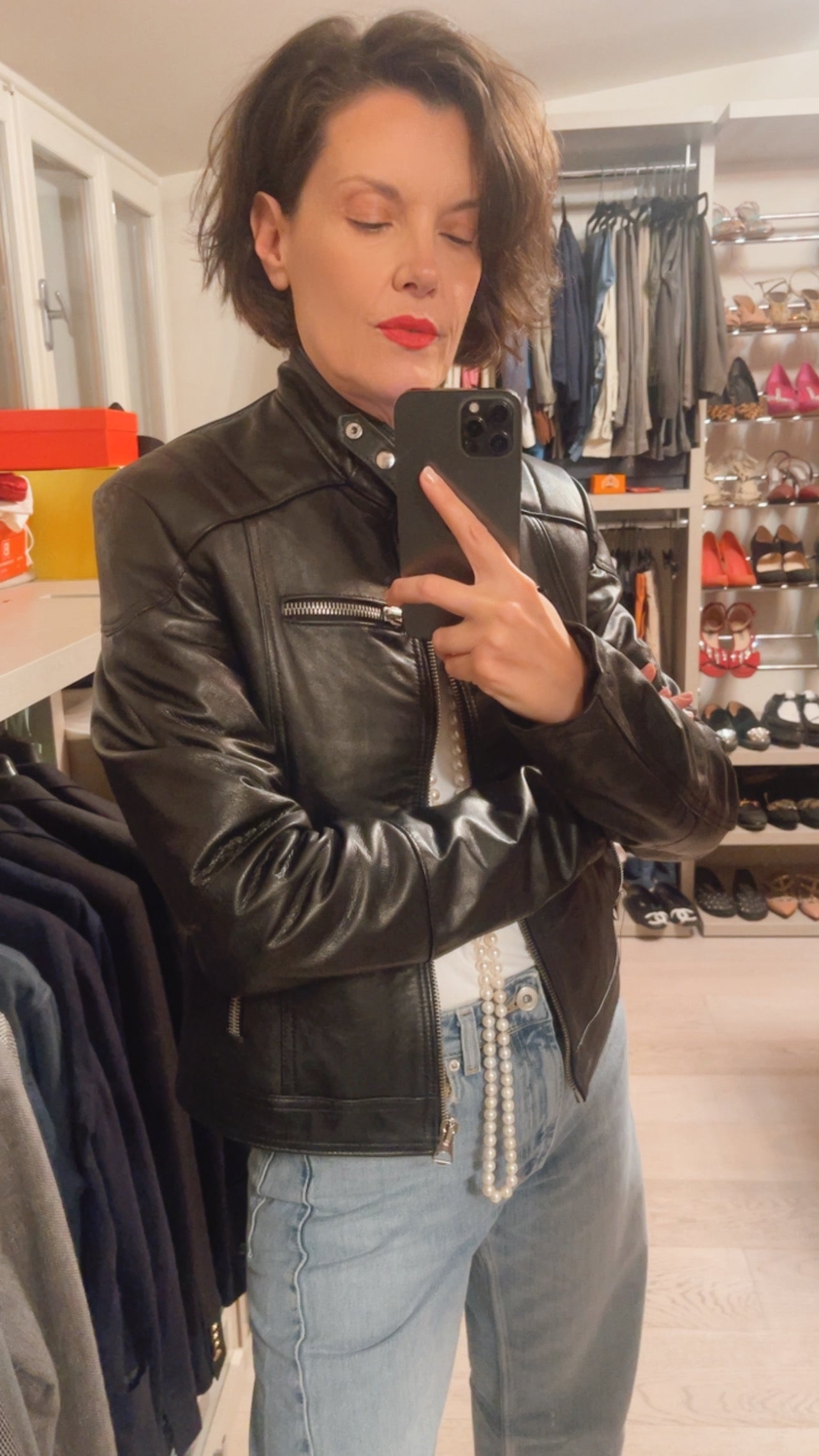 Giubbotto in pelle VINTAGE