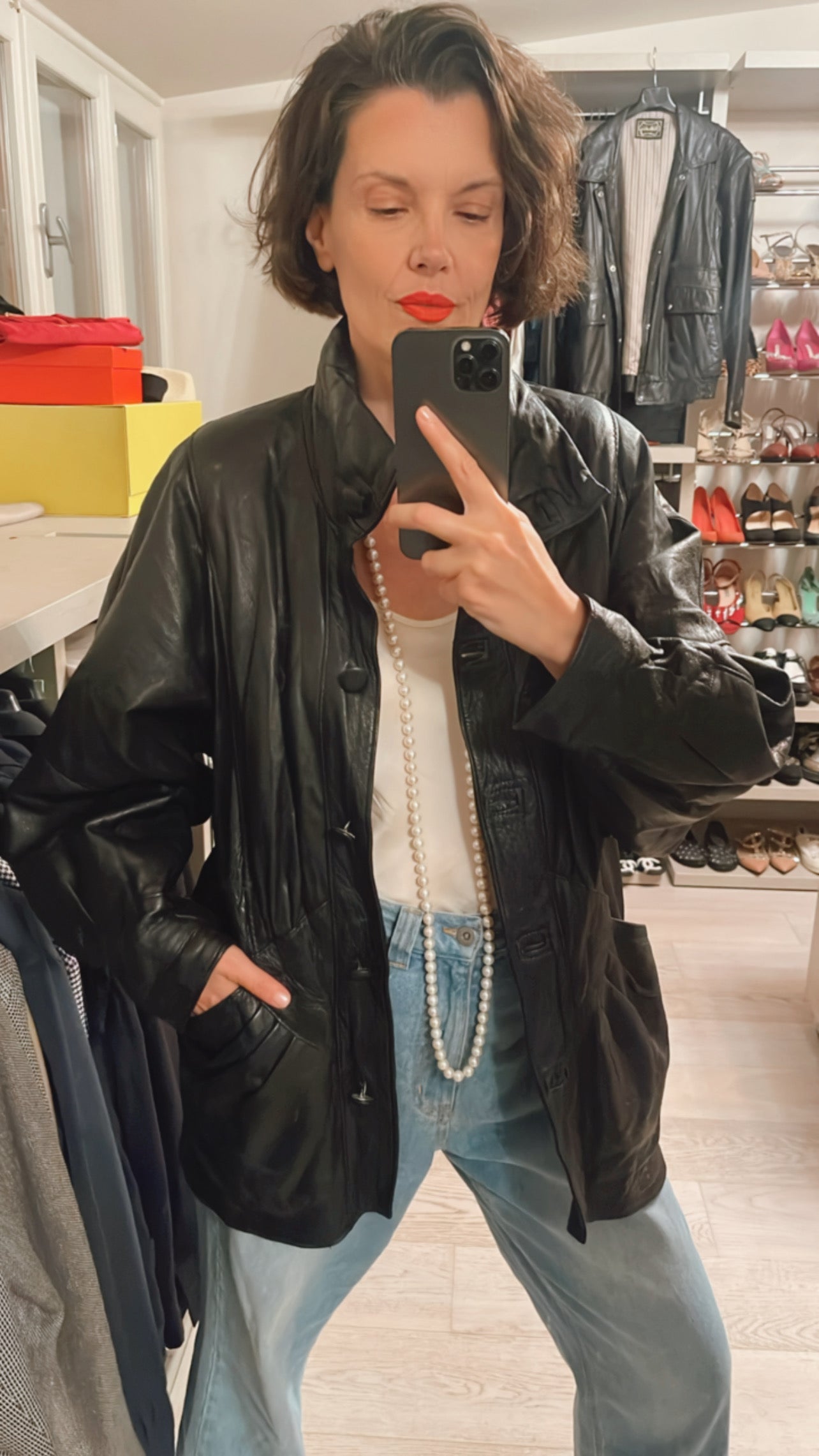 Giubbotto pelle VINTAGE