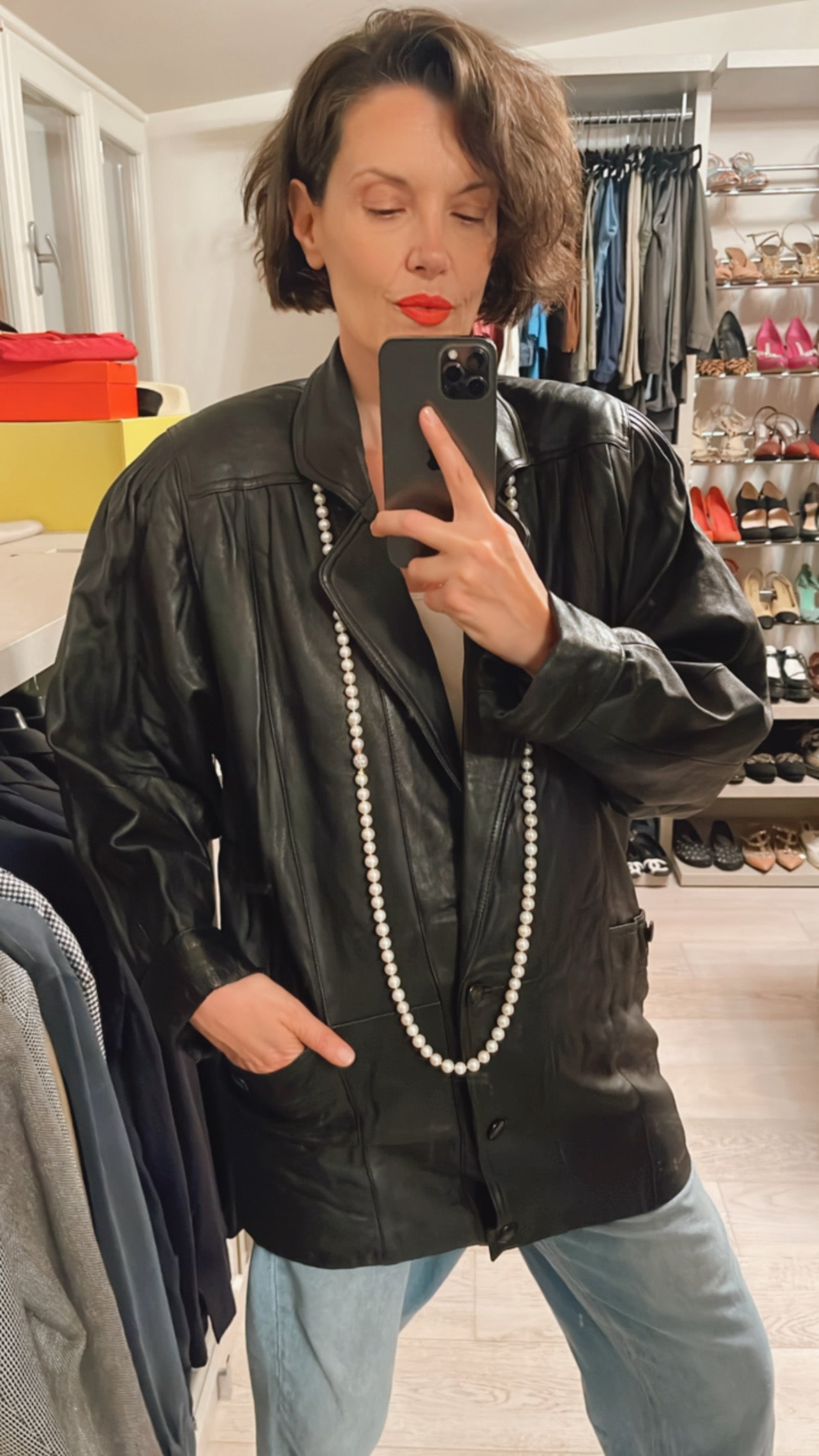 Giubbotto pelle VINTAGE