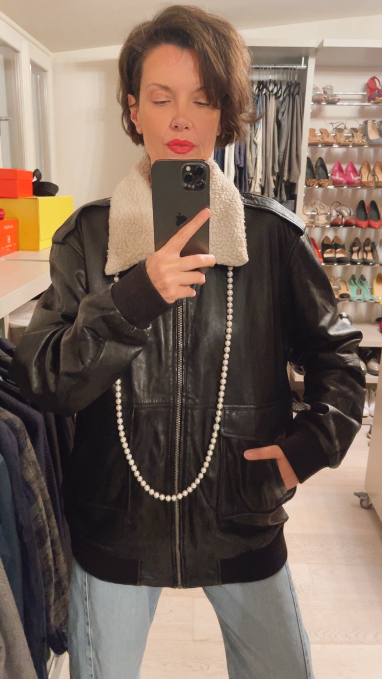 Bomber in pelle VINTAGE