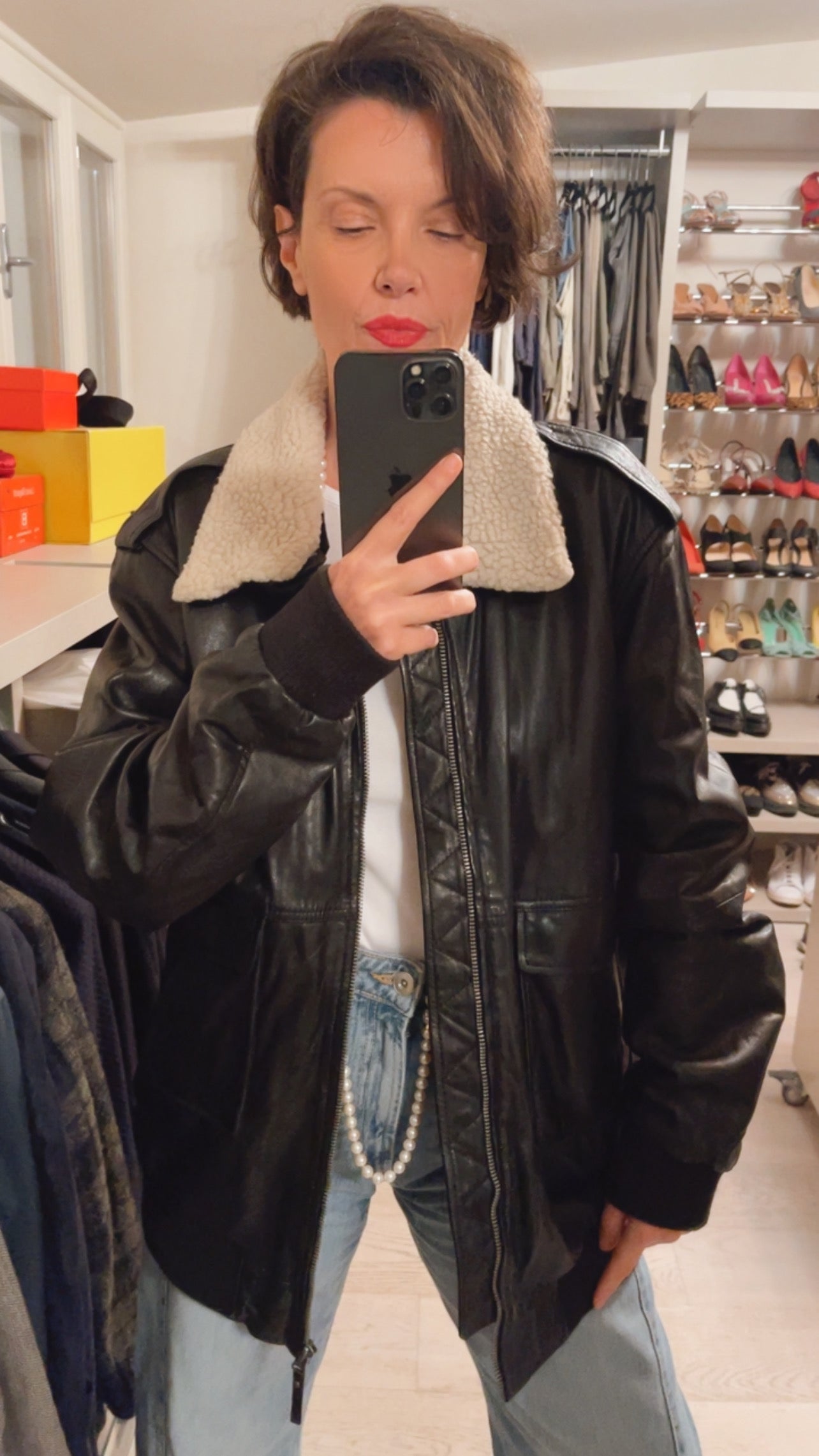 Bomber in pelle VINTAGE