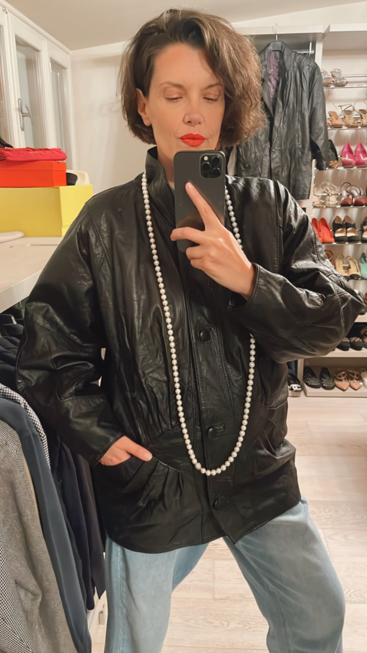 Giubbotto pelle VINTAGE