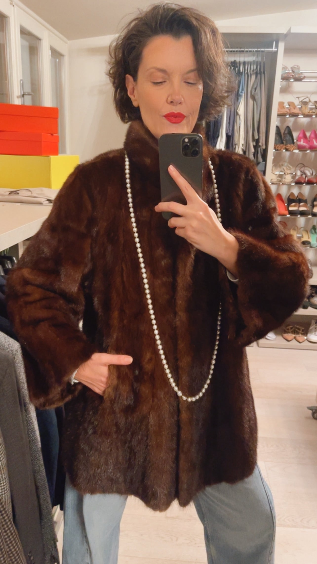 Pelliccia visone VINTAGE