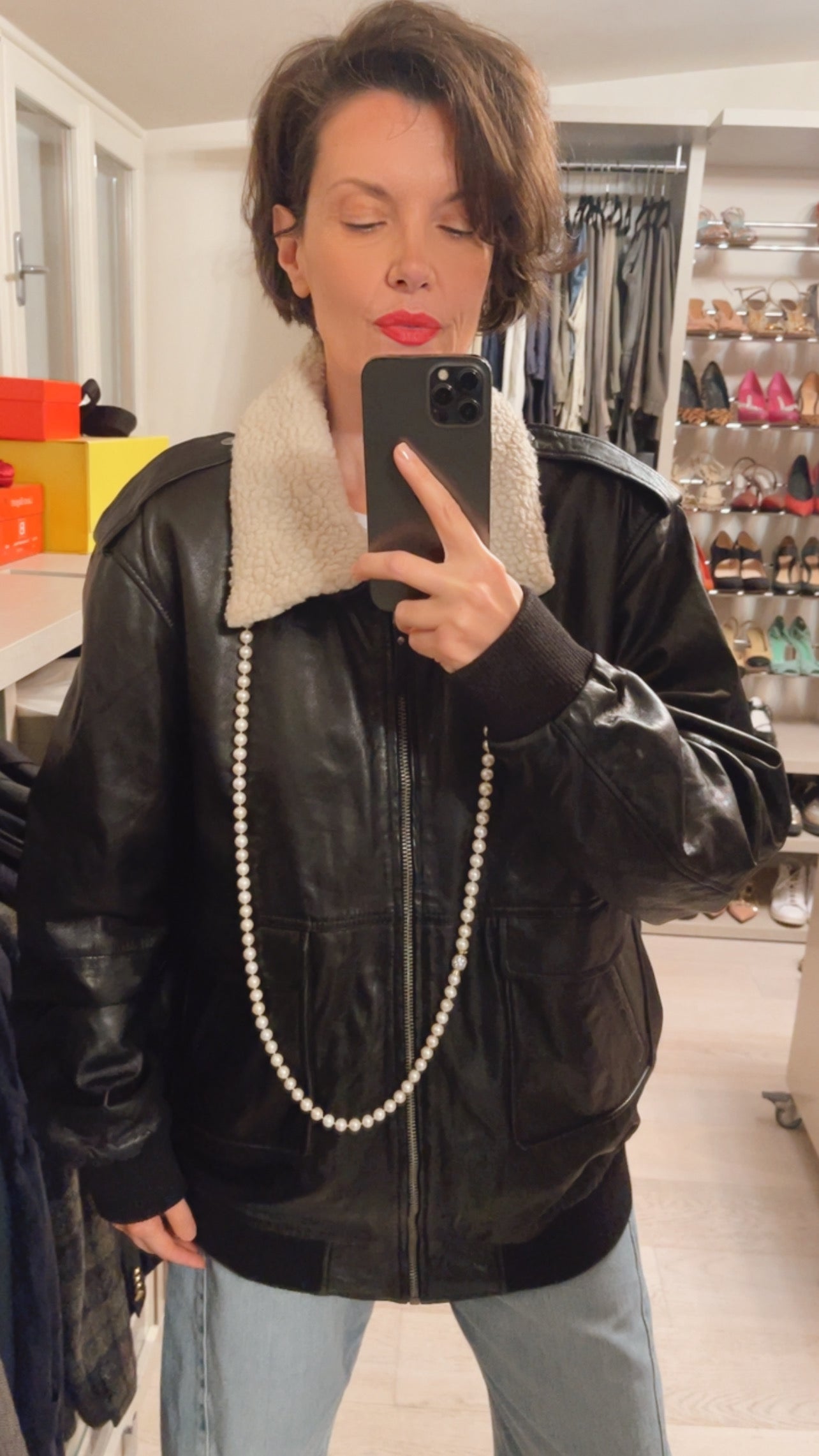 Bomber in pelle VINTAGE