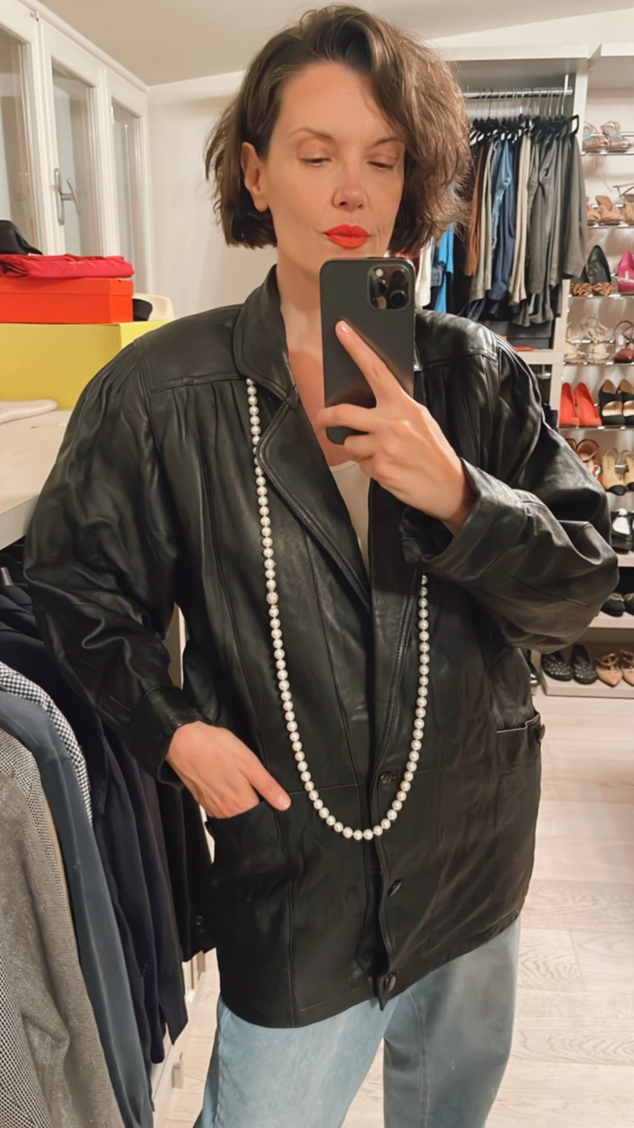 Giubbotto pelle VINTAGE