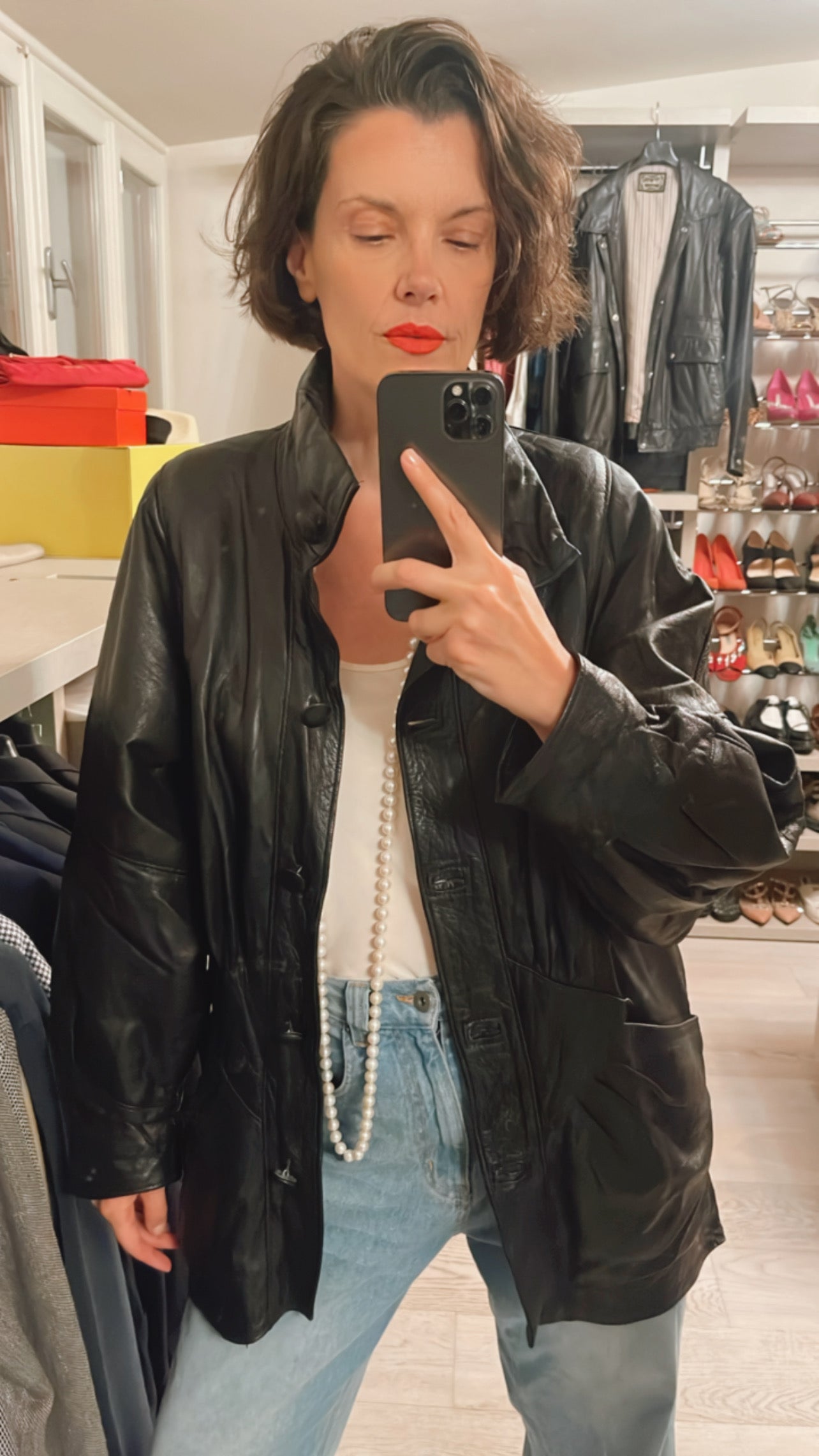 Giubbotto pelle VINTAGE