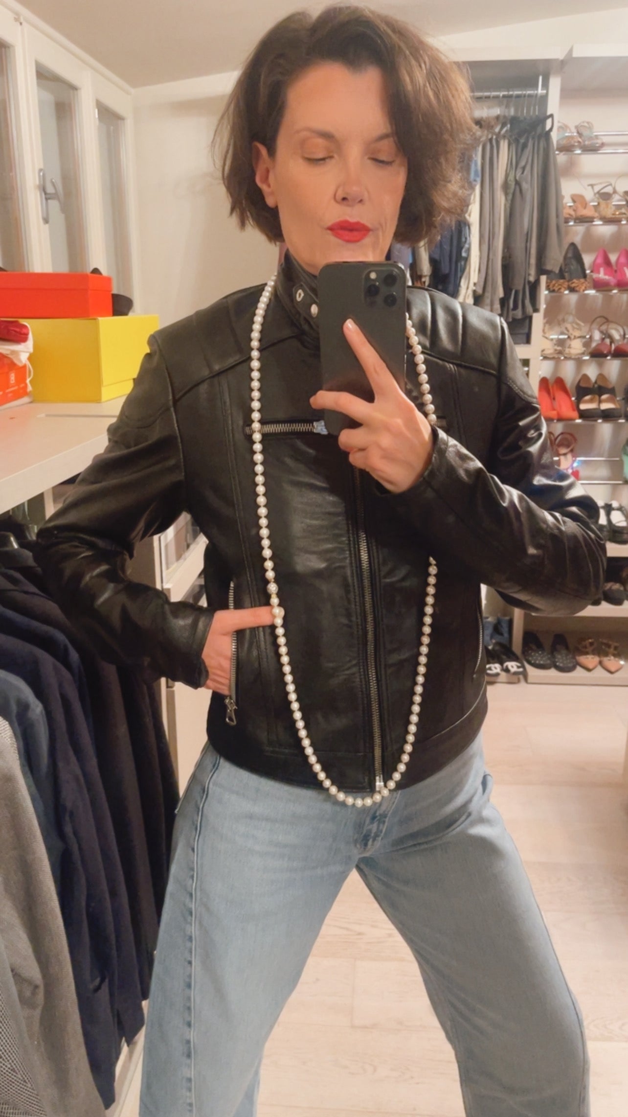 Giubbotto in pelle VINTAGE