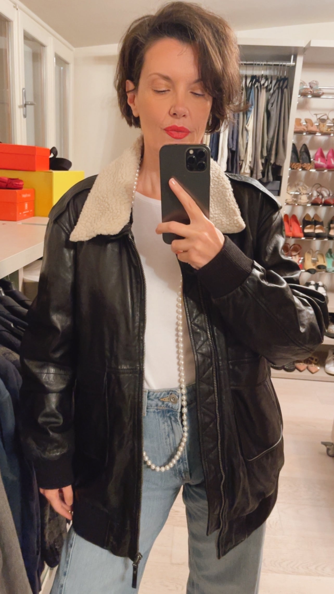 Bomber in pelle VINTAGE