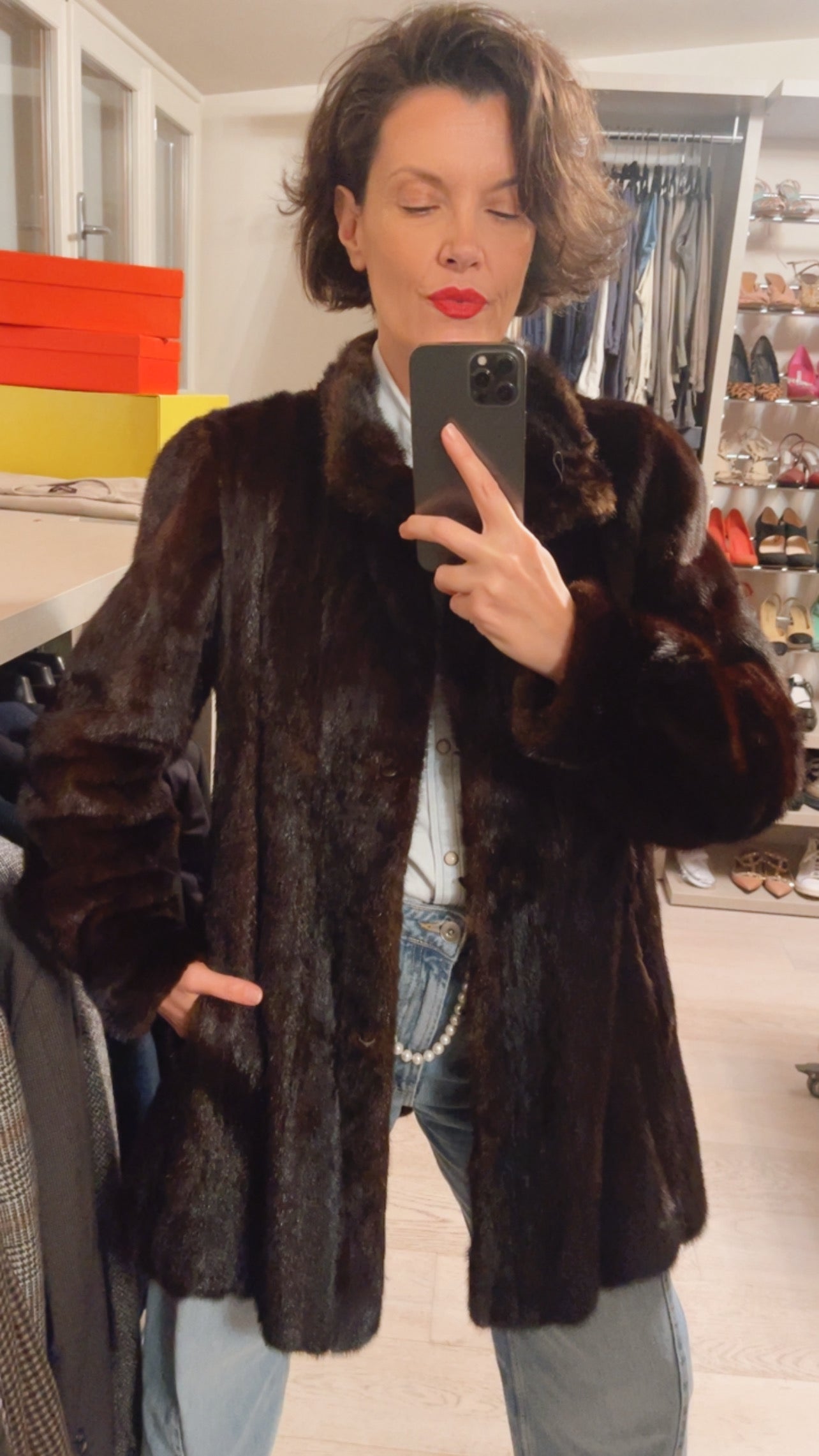 Pelliccia visone VINTAGE