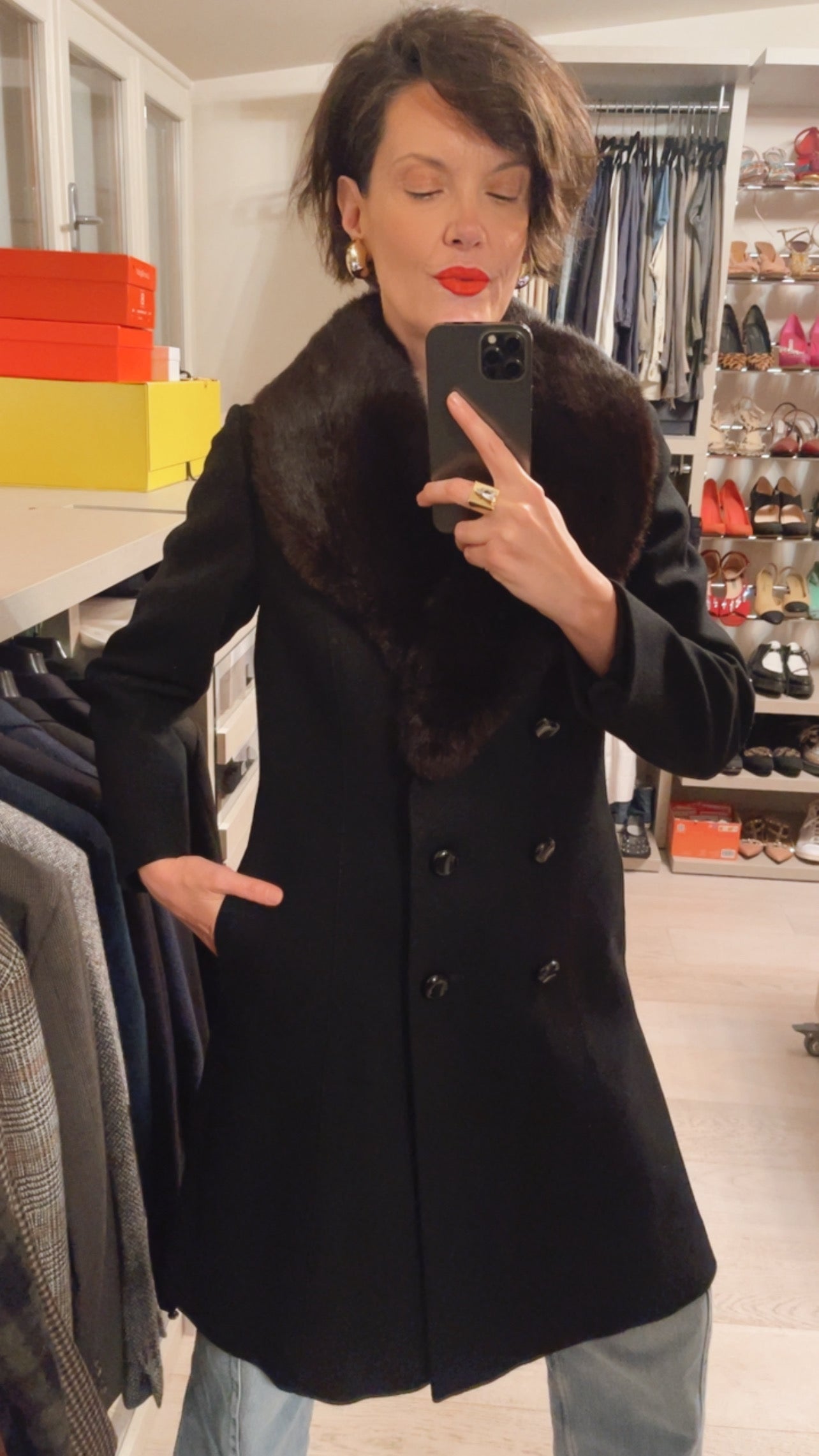Cappotto visone VINTAGE