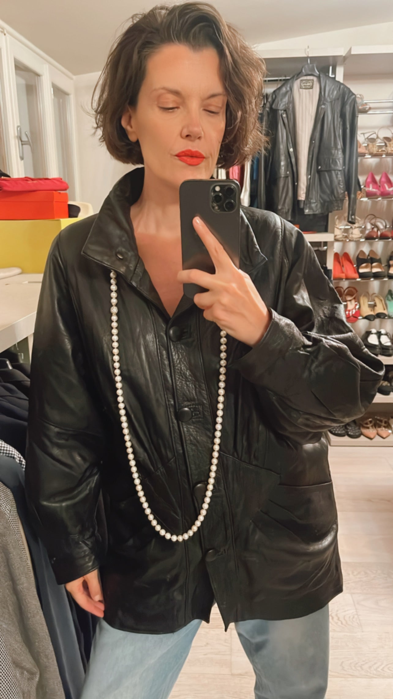 Giubbotto pelle VINTAGE