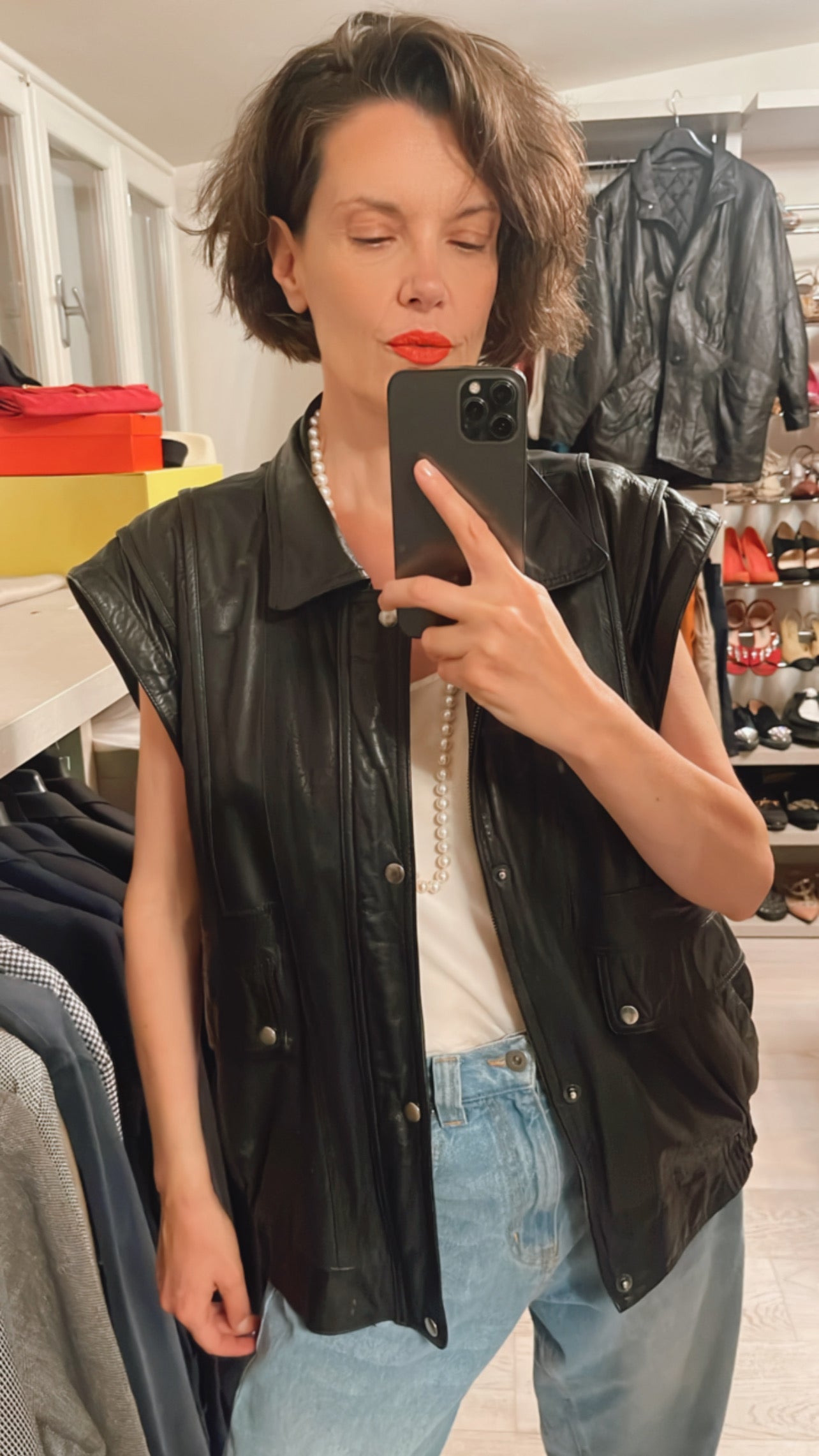 Giubbotto pelle VINTAGE