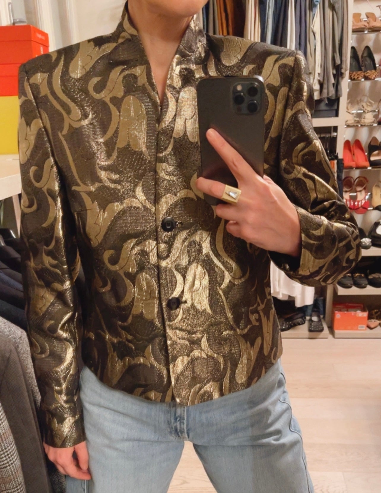 Giacca jacquard VINTAGE