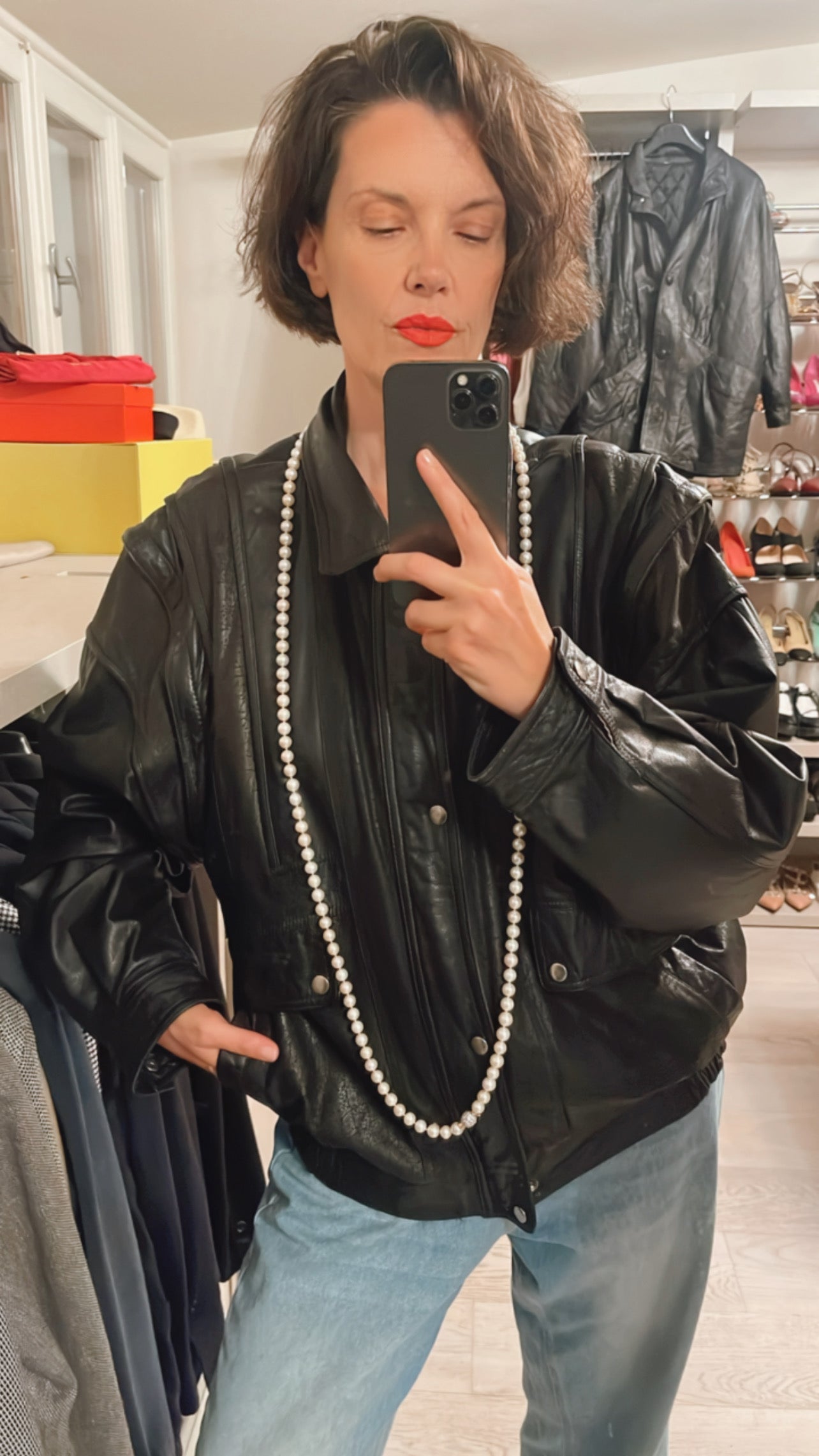 Giubbotto pelle VINTAGE