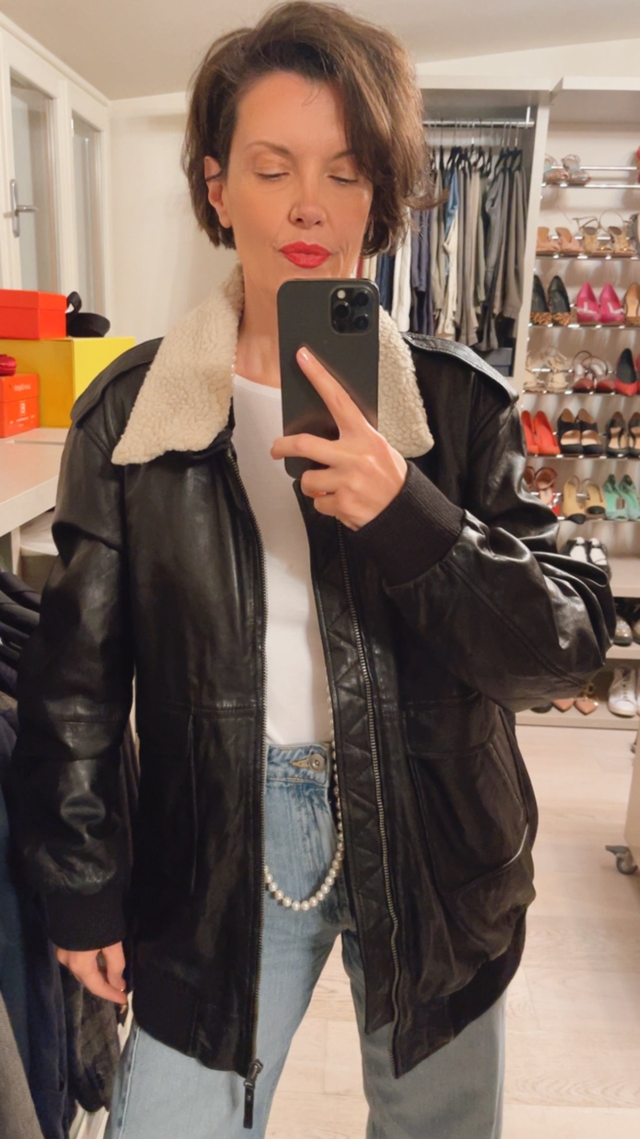 Bomber in pelle VINTAGE