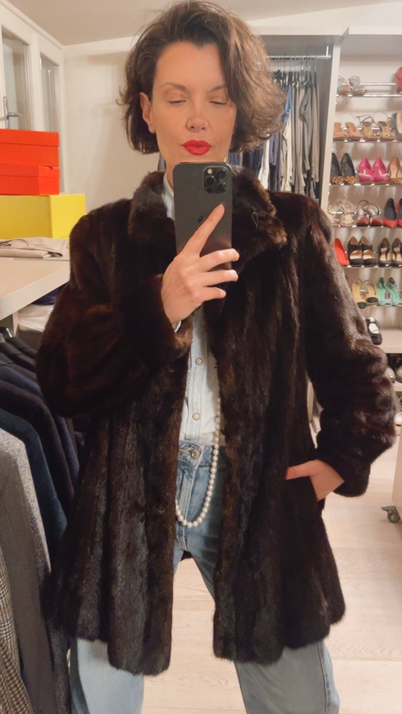 Pelliccia visone VINTAGE