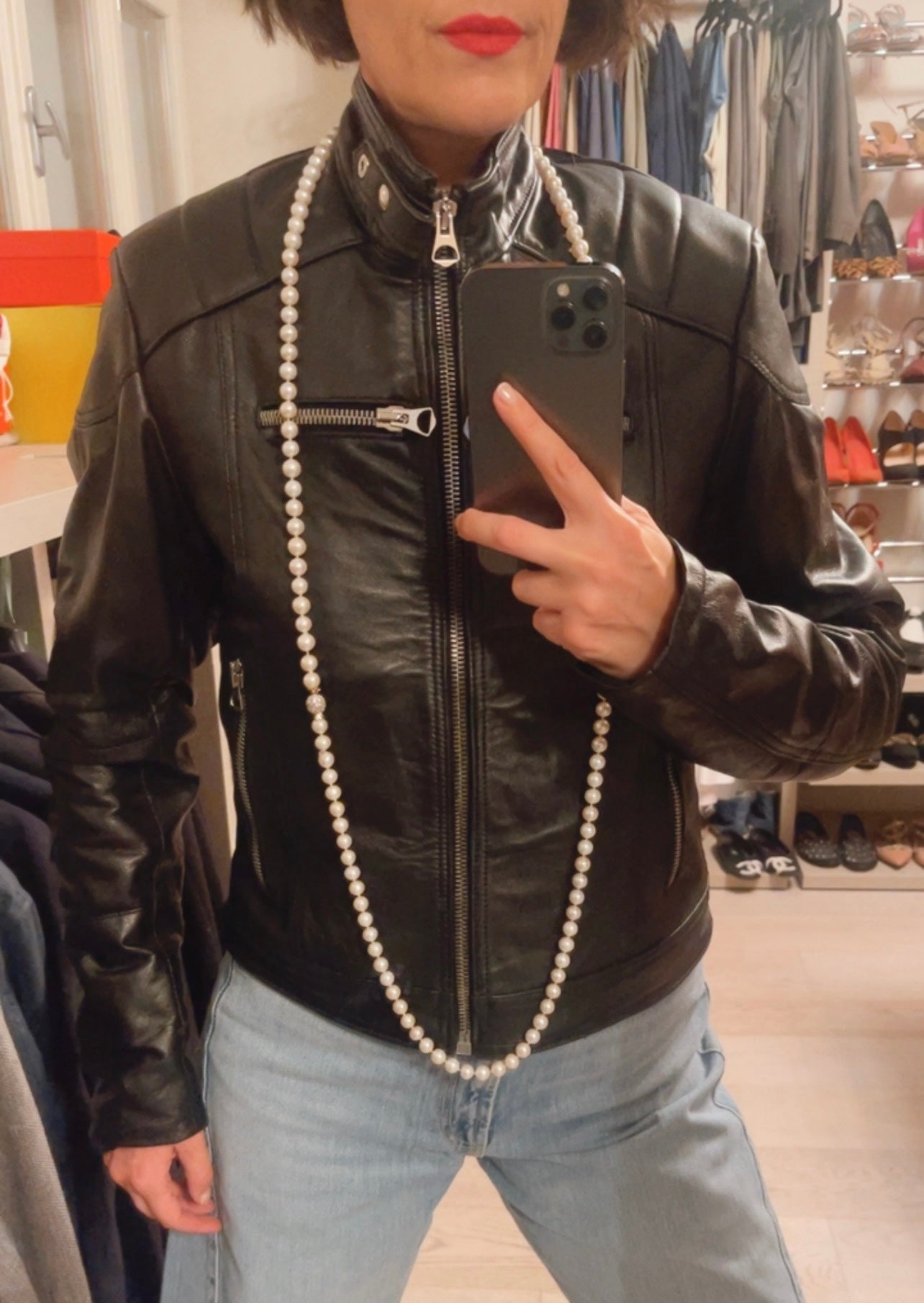 Giubbotto in pelle VINTAGE