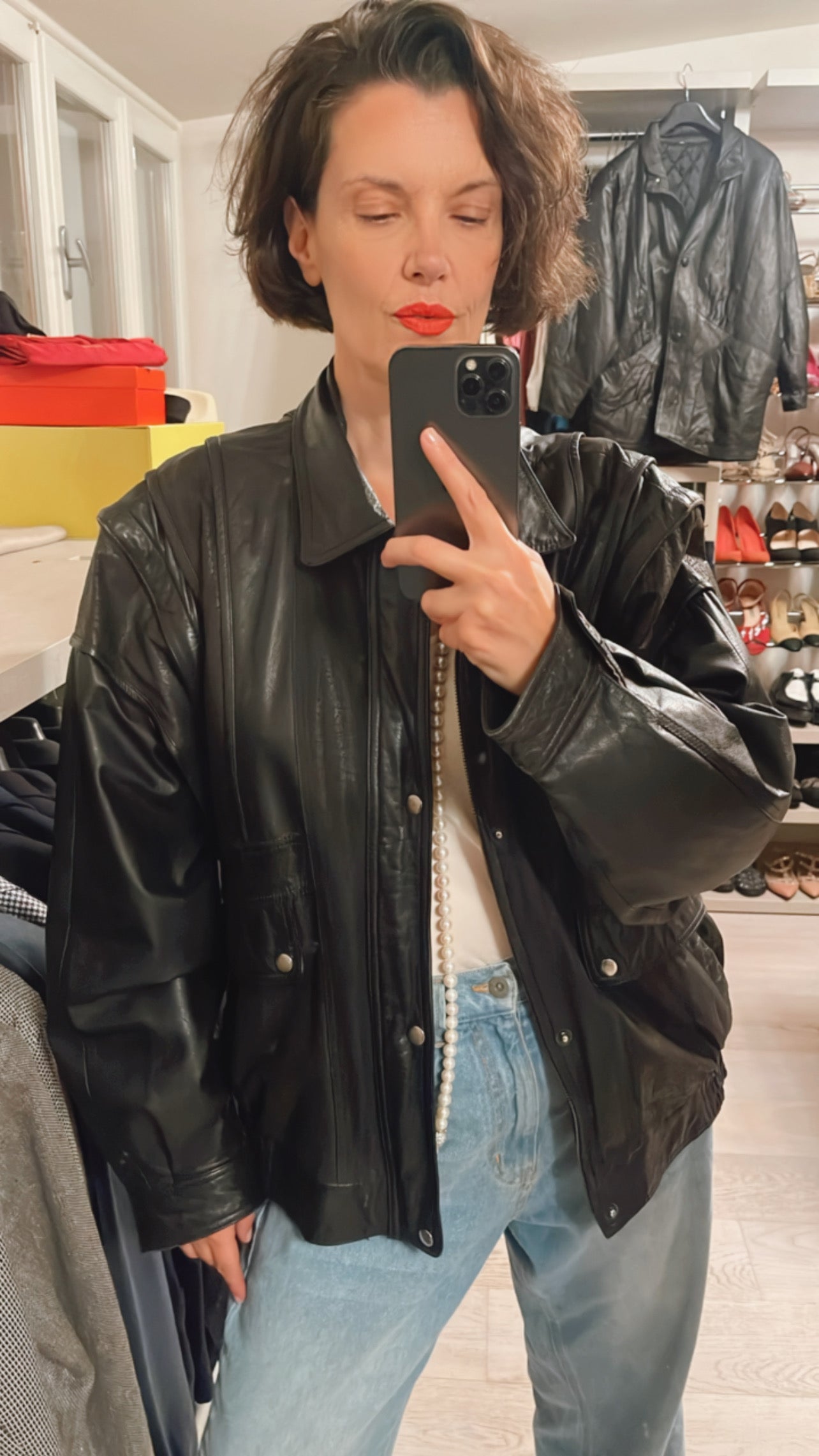 Giubbotto pelle VINTAGE