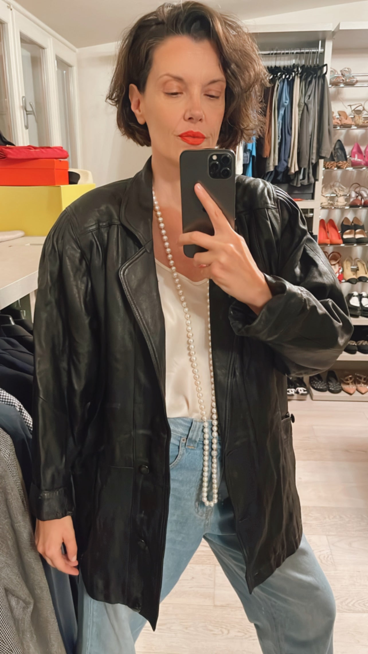 Giubbotto pelle VINTAGE