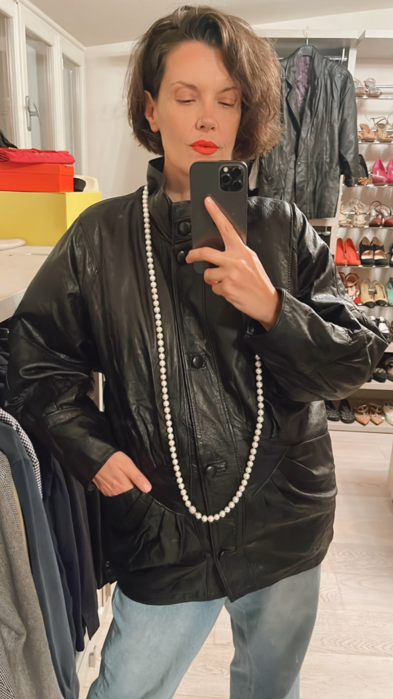 Giubbotto pelle VINTAGE