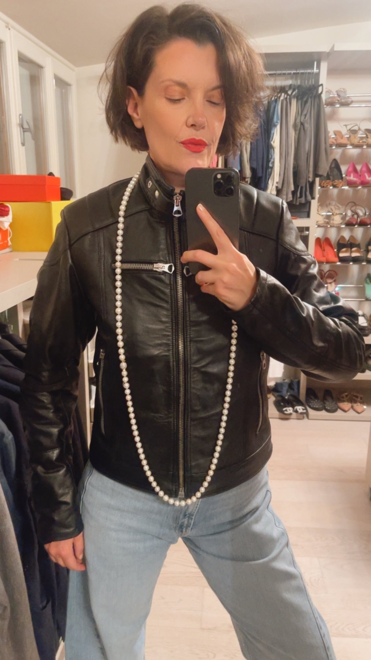 Giubbotto in pelle VINTAGE