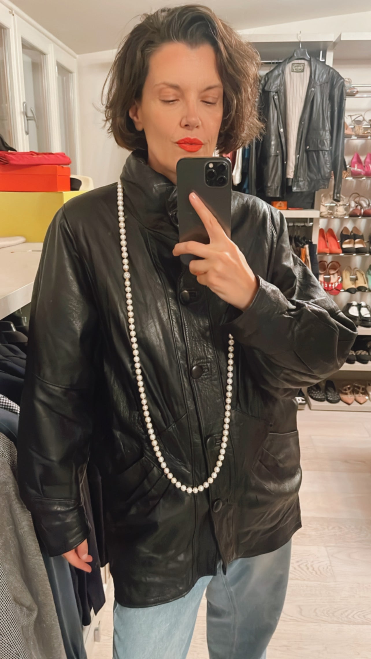 Giubbotto pelle VINTAGE