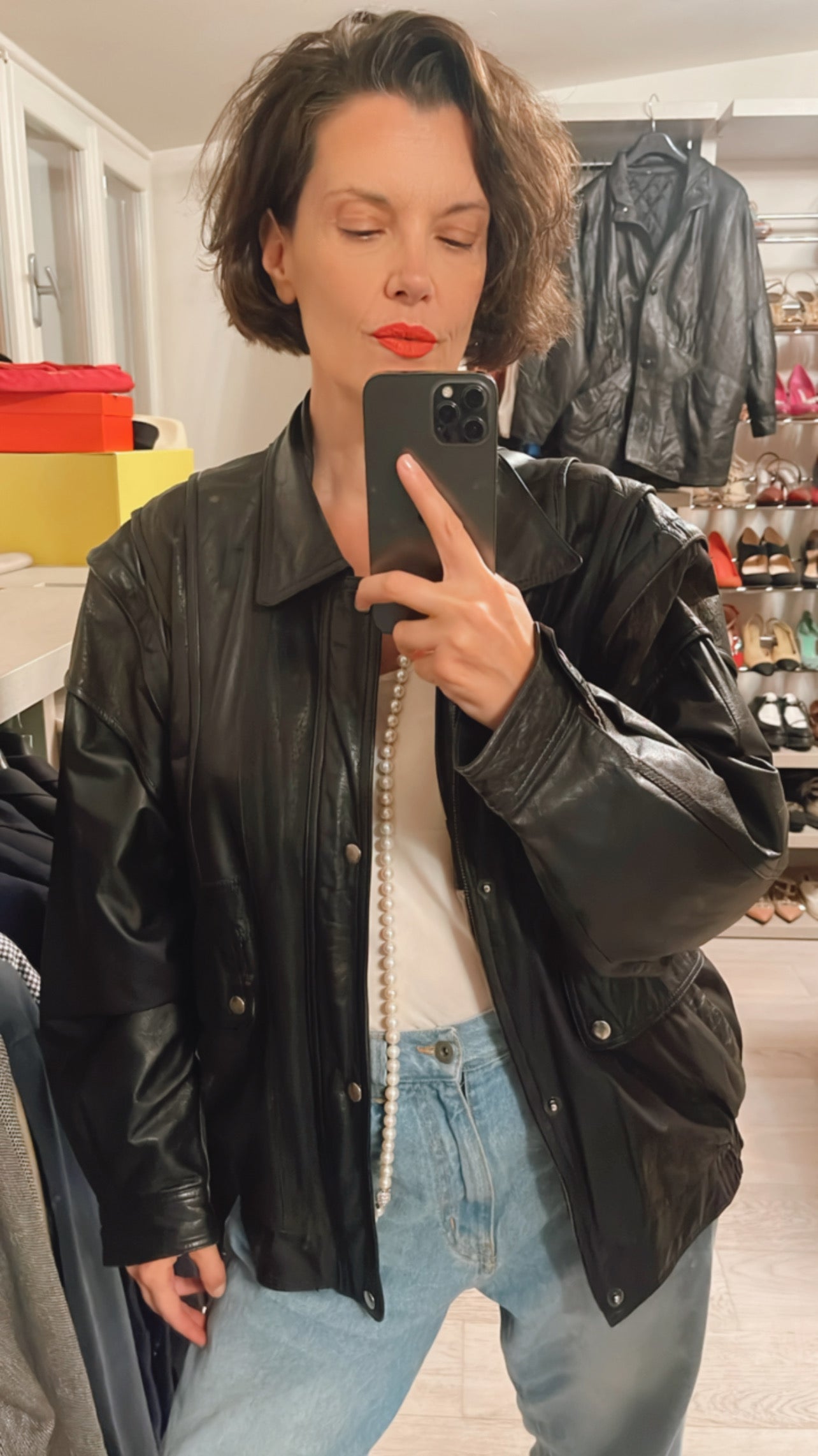 Giubbotto pelle VINTAGE