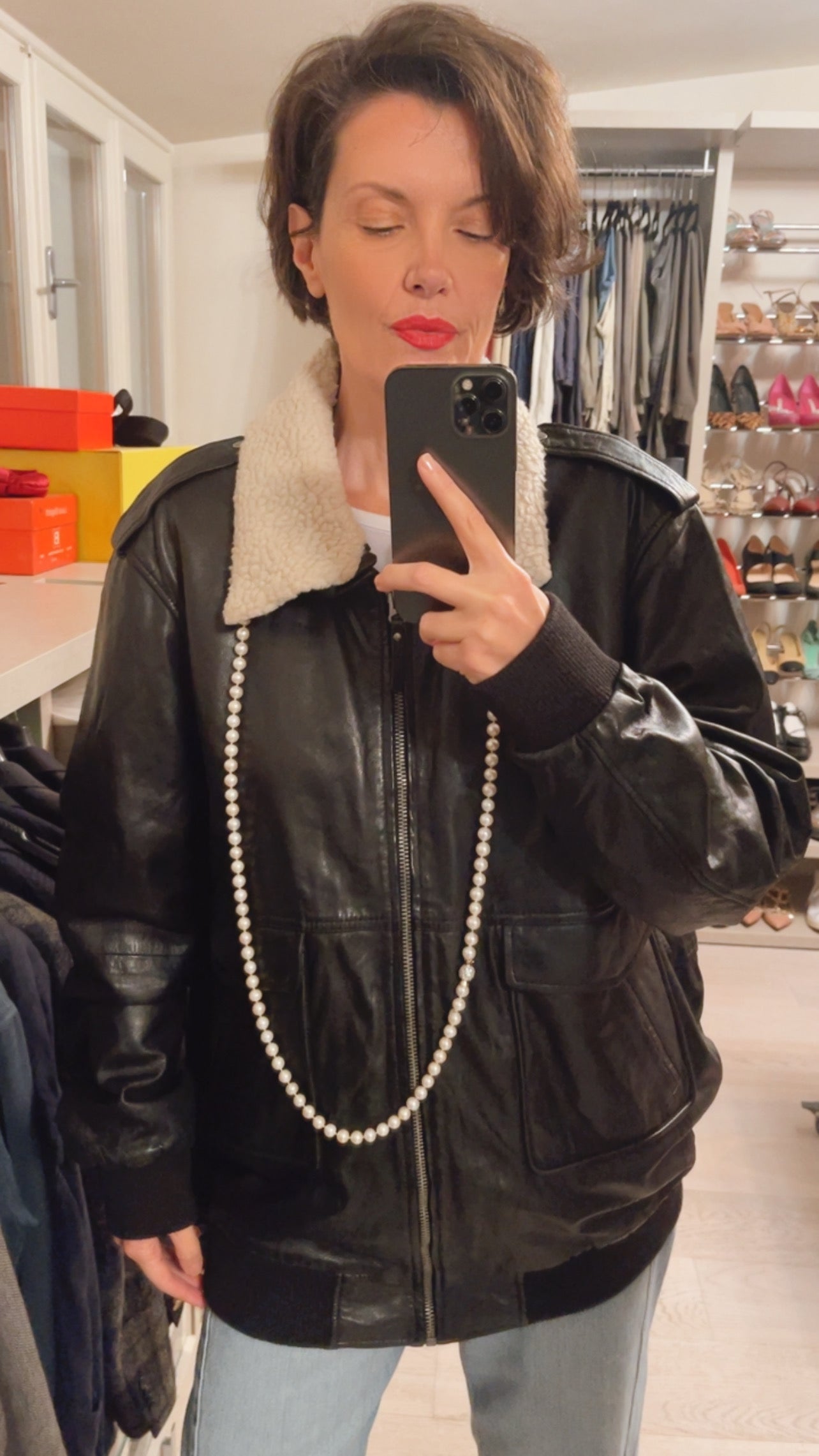 Bomber in pelle VINTAGE