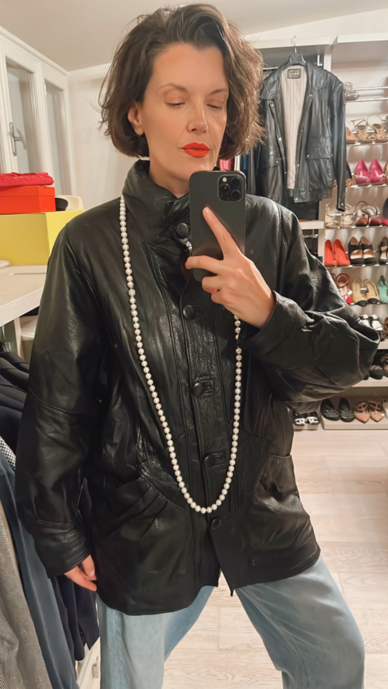 Giubbotto pelle VINTAGE