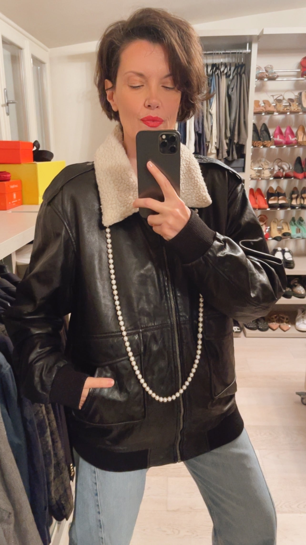 Bomber in pelle VINTAGE