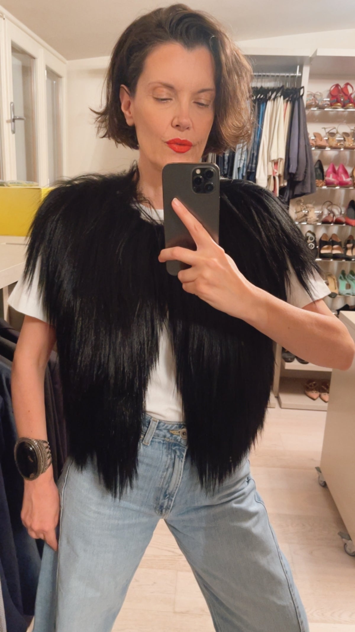 Gilet in pelliccia