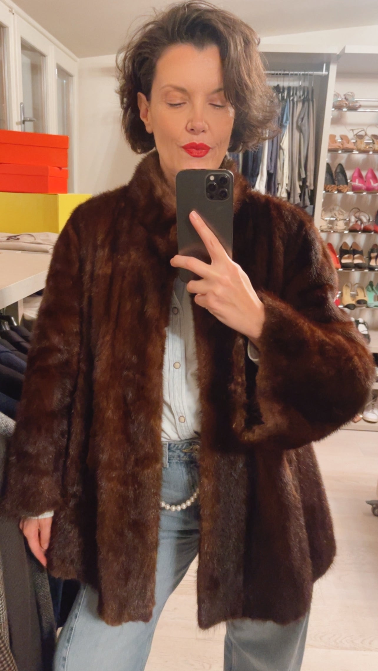 Pelliccia visone VINTAGE