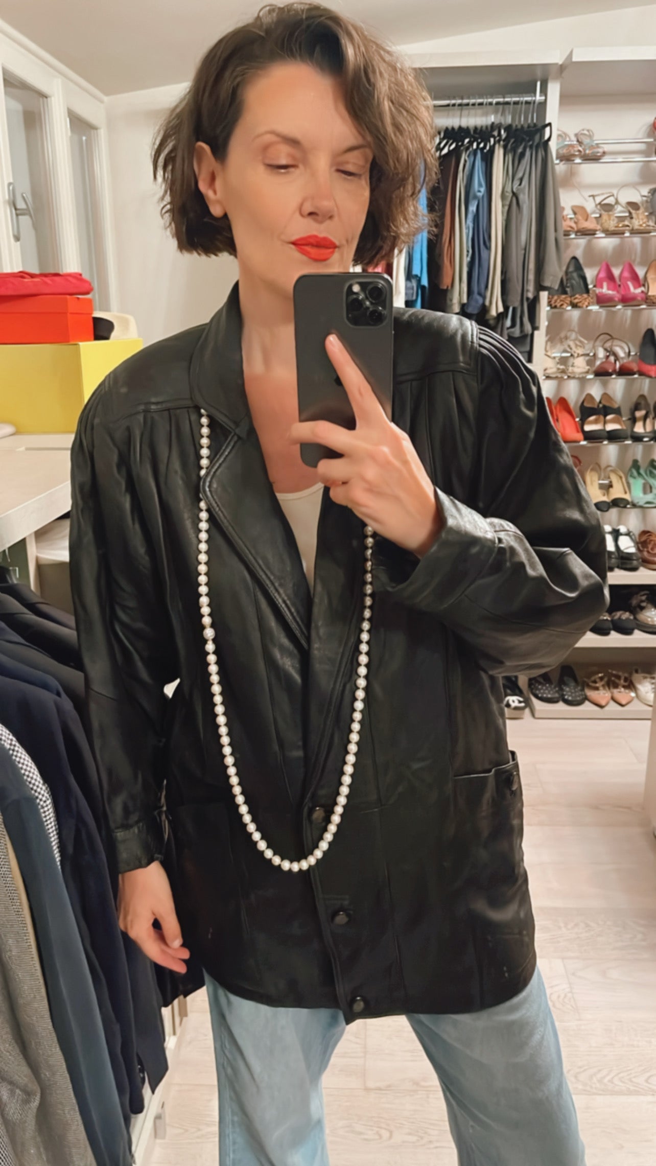 Giubbotto pelle VINTAGE