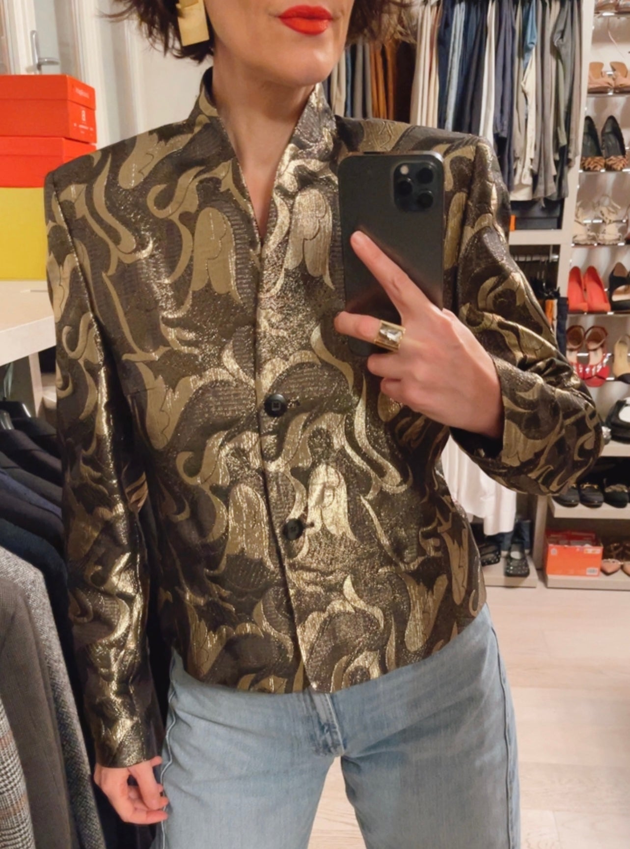 Giacca jacquard VINTAGE