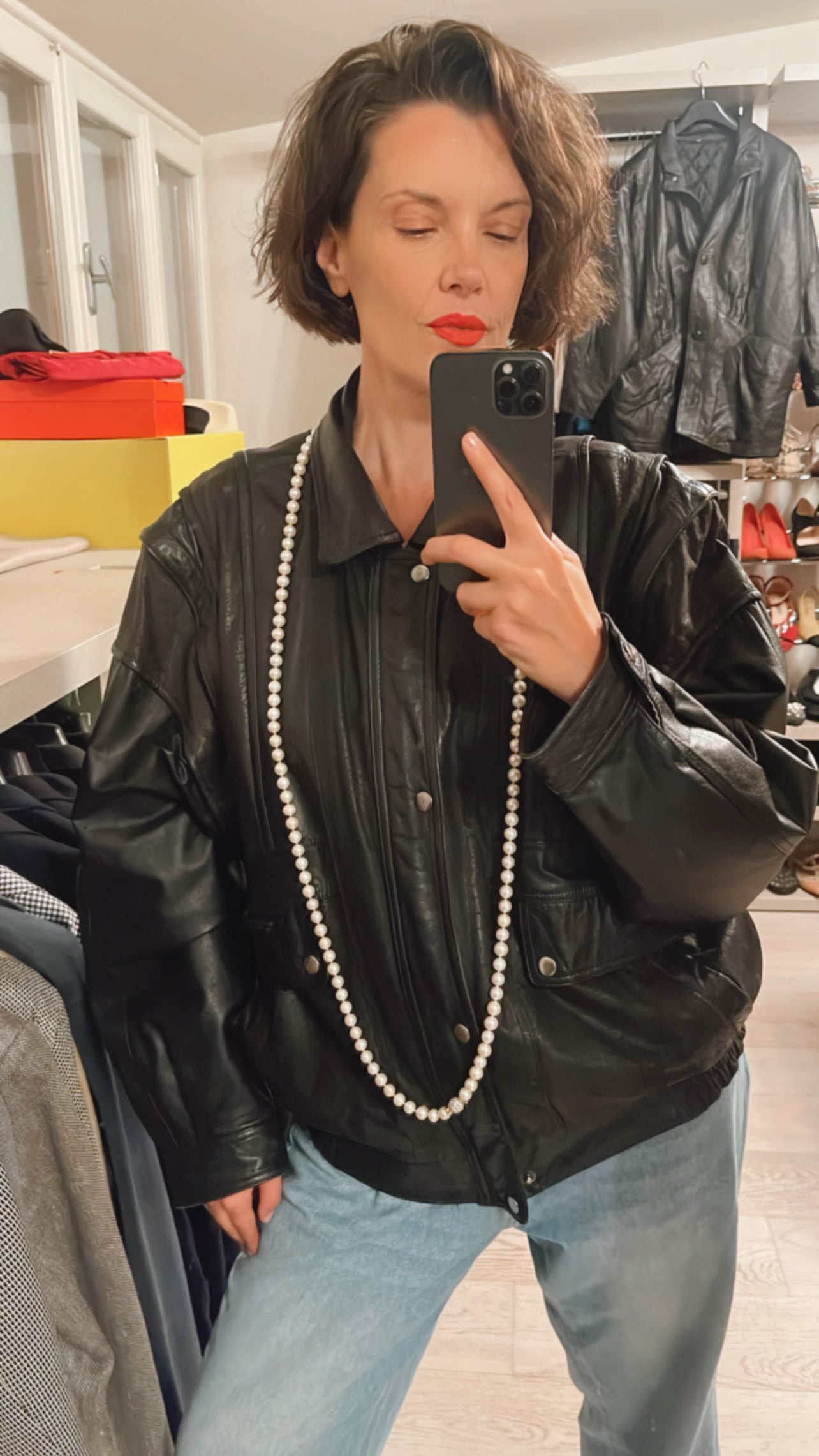 Giubbotto pelle VINTAGE