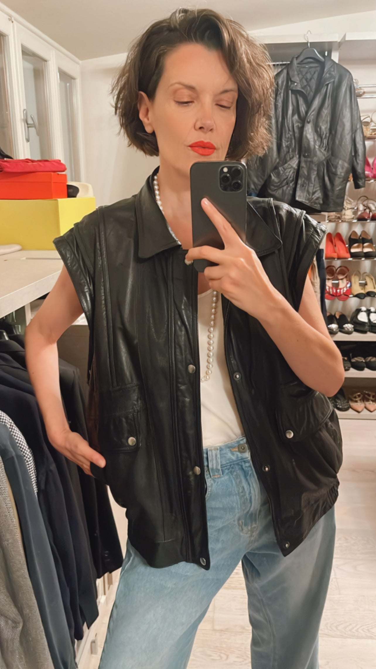 Giubbotto pelle VINTAGE