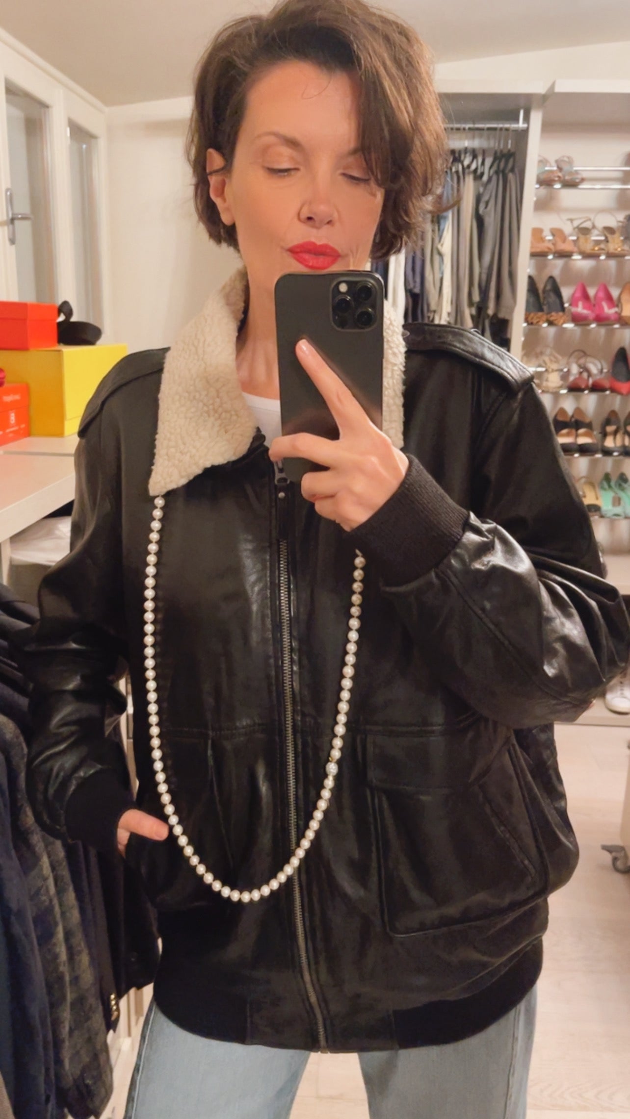 Bomber in pelle VINTAGE