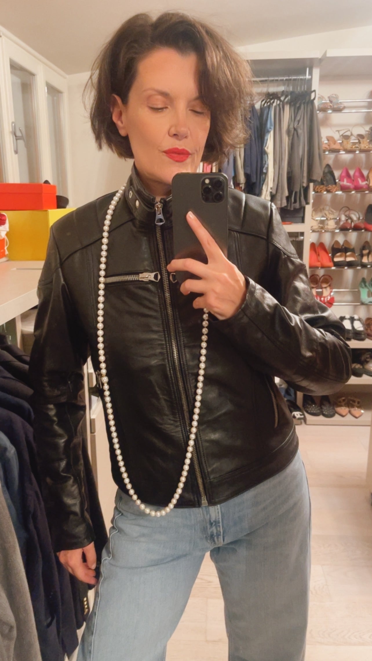 Giubbotto in pelle VINTAGE